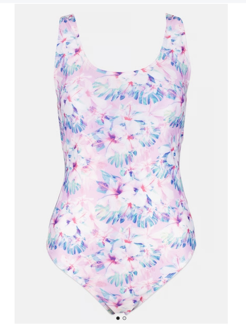 Nicole miller one piece floral swimsuit new